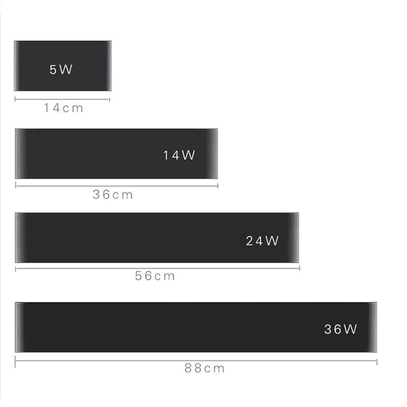 LED Bathroom Mirror Light - Modern Wall Vanity Fixture