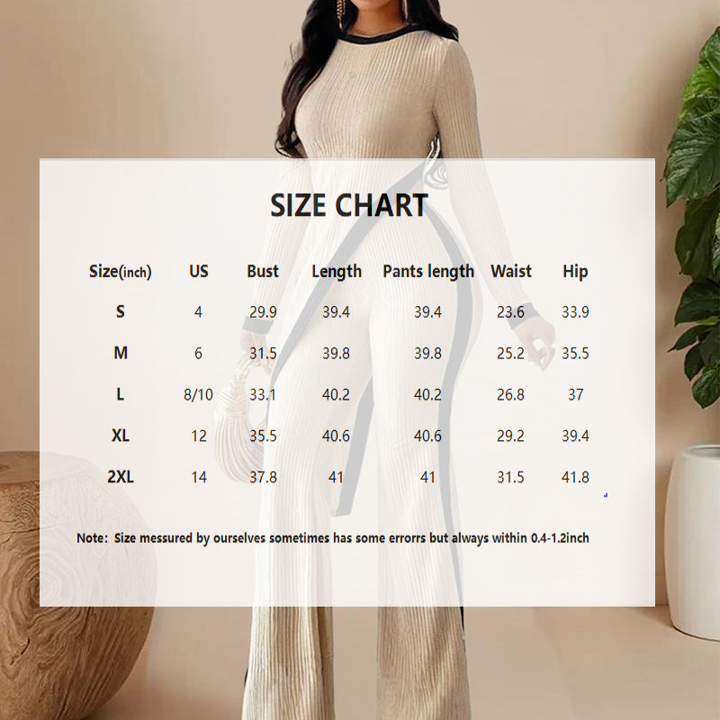 Elegant Two-Piece Set - Long Sleeve