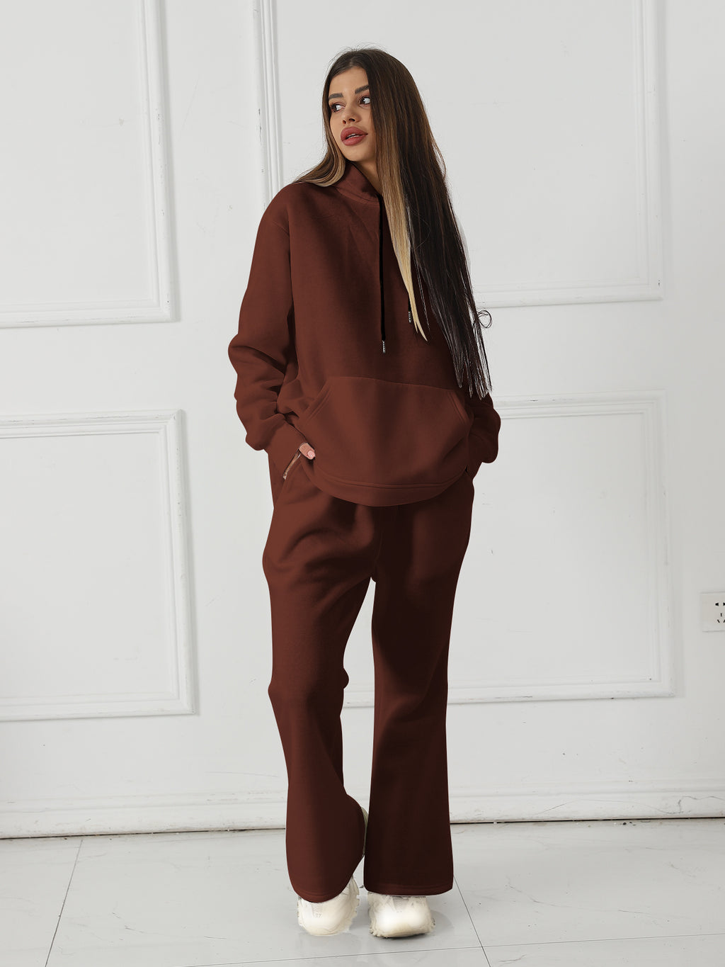 Casual Sweatshirt Set - Long Sleeve