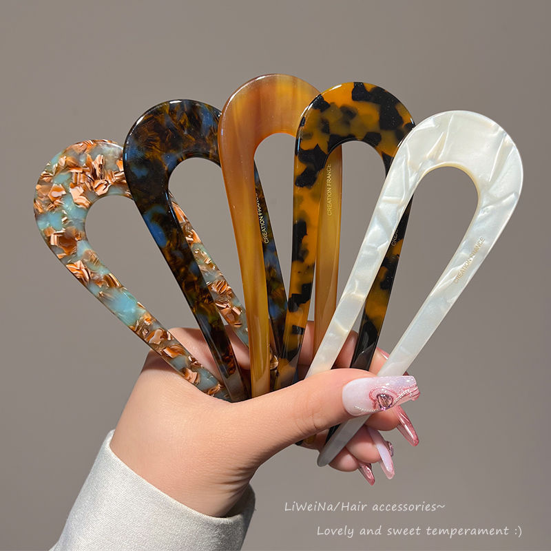 U-Shaped Hair Pins for Buns and Updos